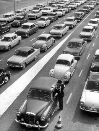 荷兰的交通堵塞，1964年